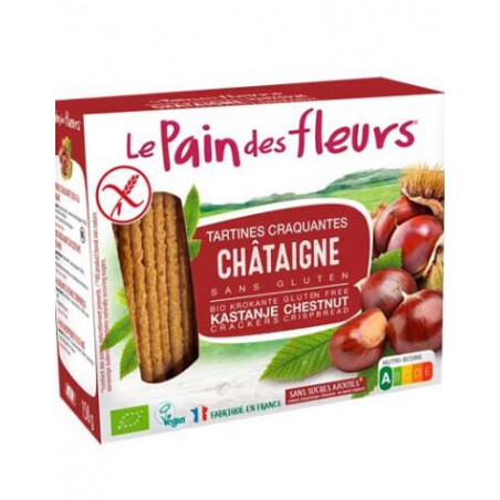 CRACKER ECOLÓGICO DE CASTAÑA 300GR LE PAIN DES FLEURS