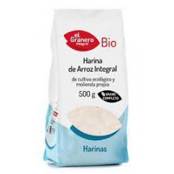 Harina de arroz integral ecológica El Granero