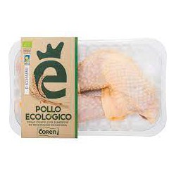 MUSLOS DE POLLO ECOLÓGICOS EN BANDEJA COREN