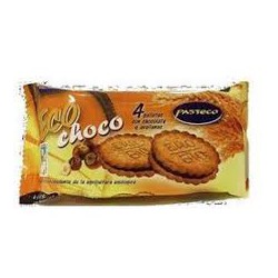 GALLETAS RELLENAS DE CHOCOLATE ECOLÓGICAS PASTECO