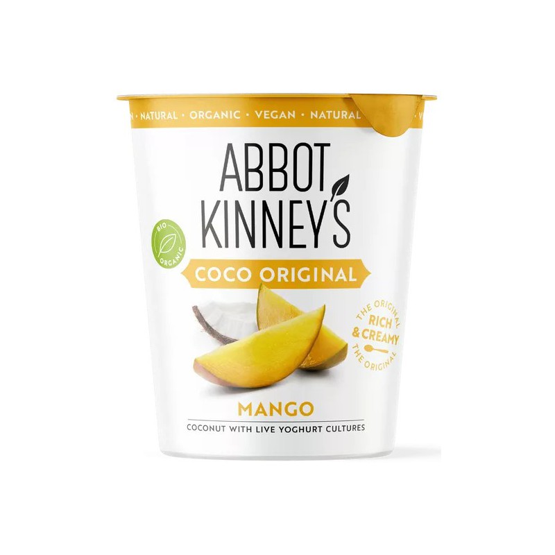 YOGUR DE COCO Y MANGO ECOLÓGICO. ABBOT