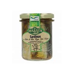 Sardinas en aceite de oliva ecológico Pesasur