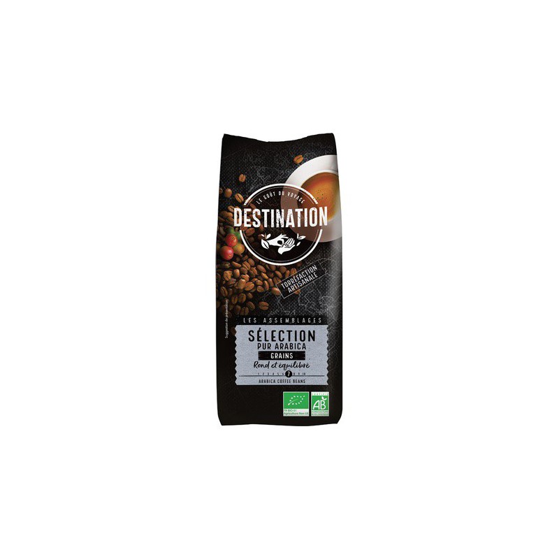 Café selección arábica en grano ecológico Destination