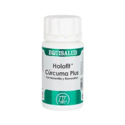 Cápsulas Holofit Cúrcuma Plus con Boswelia y Resveratrol de Equisalud para la inflamación