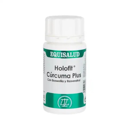 Cápsulas Holofit Cúrcuma Plus con Boswelia y Resveratrol de Equisalud para la inflamación