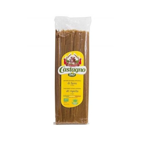 ESPAGUETI DE ESPELTA INTEGRAL ECOLÓGICOS 500GR CASTAGNO