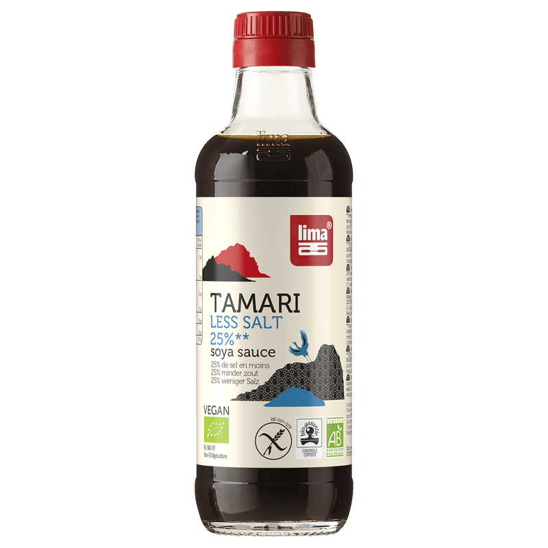 TAMARI ECOLÓGICO 25% MENOS DE SAL 250ML LIMA