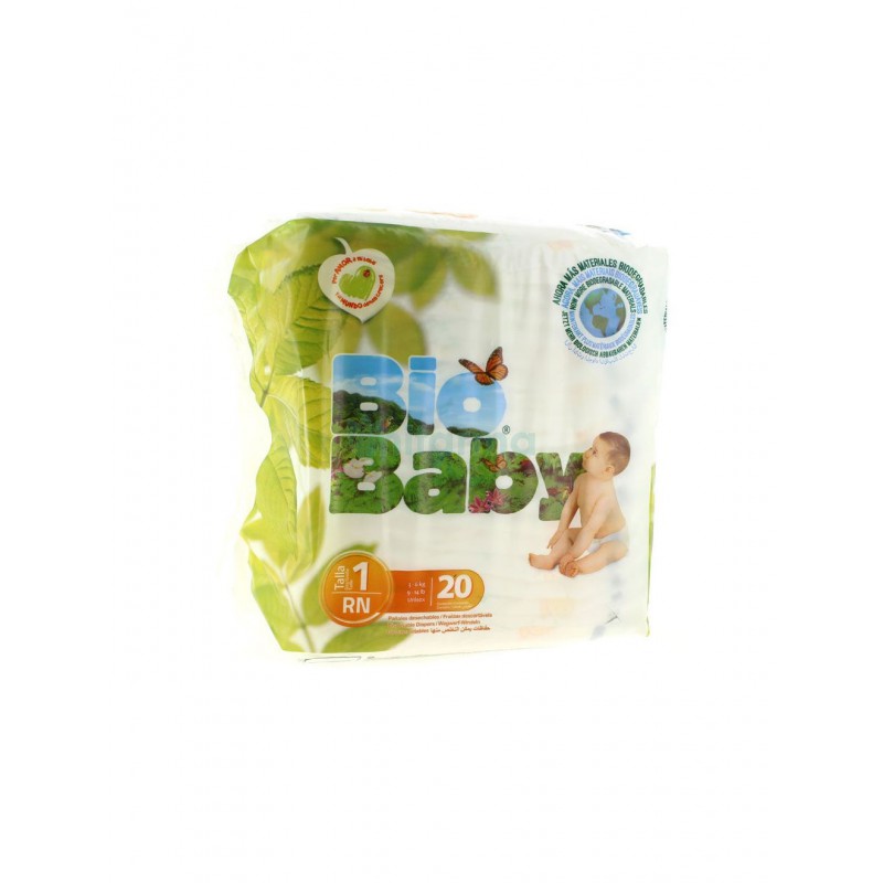 PAÑAL 3-6KG RN 20 UNIDADES BIO BABY