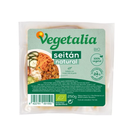 SEITÁN NATURAL BIO 250GR. VEGETALIA