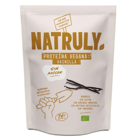 PROTEÍNA DE VAINILLA BIO VEGANA 350GR NATRULY