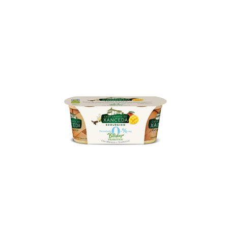 YOGUR BÍFIDUS CON MANGO Y VAINILLA DESNATADO ECOLÓGICO LA XANCEDA