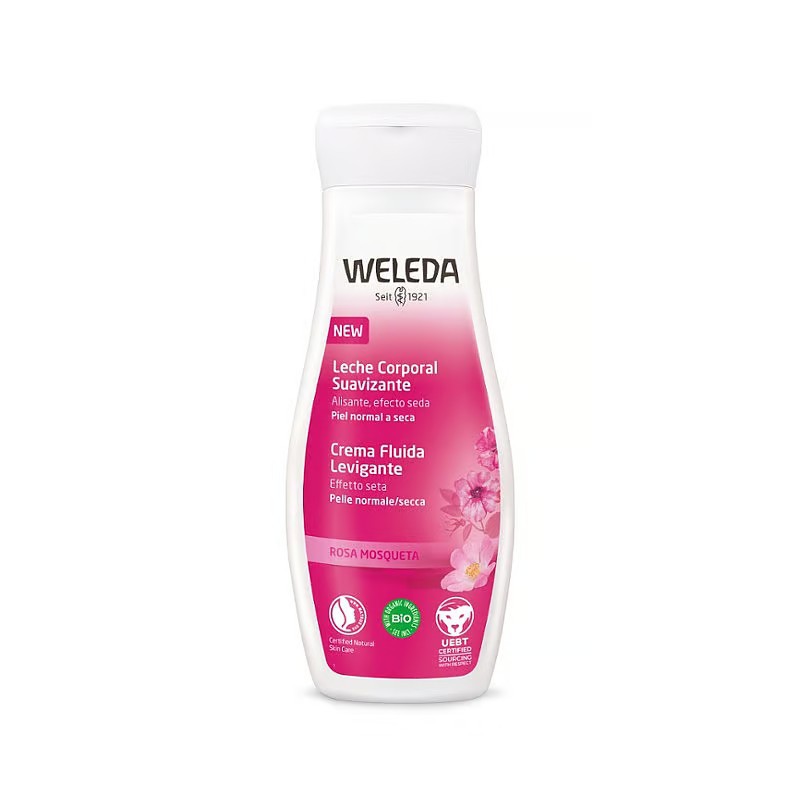 Leche corporal suavizante de rosa mosqueta Weleda