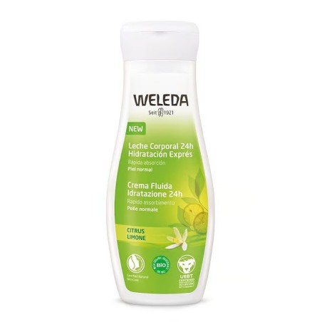 Leche corporal refrescante de Citrus Weleda de 200ml en Ecotiendaverde