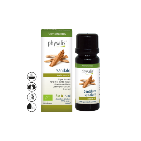 Aceite esencial de sándalo Bio Physalis