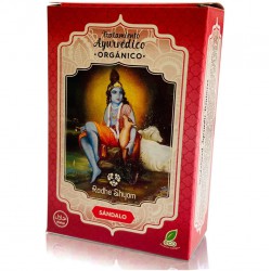 Tratamiento capilar de sándalo en polvo Radhe Shyam