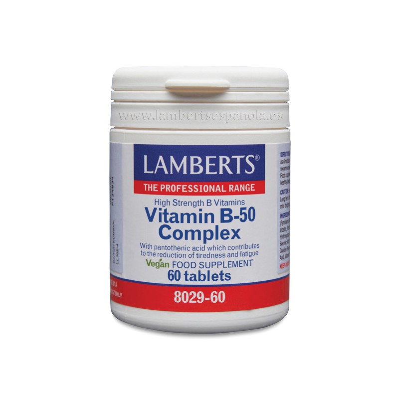 Complejo de vitaminas B-50 Complex Lamberts