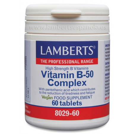 Complejo de vitaminas B-50 Complex Lamberts