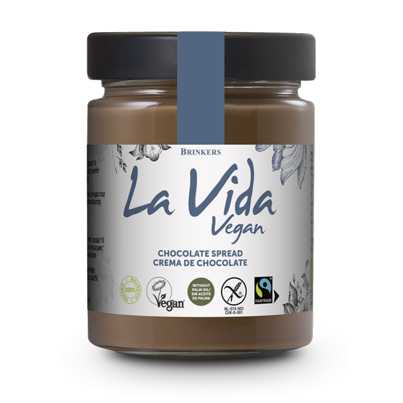 CREMA DE CHOCOLATE ECOLÓGICA 270GR LA VIDA VEGAN