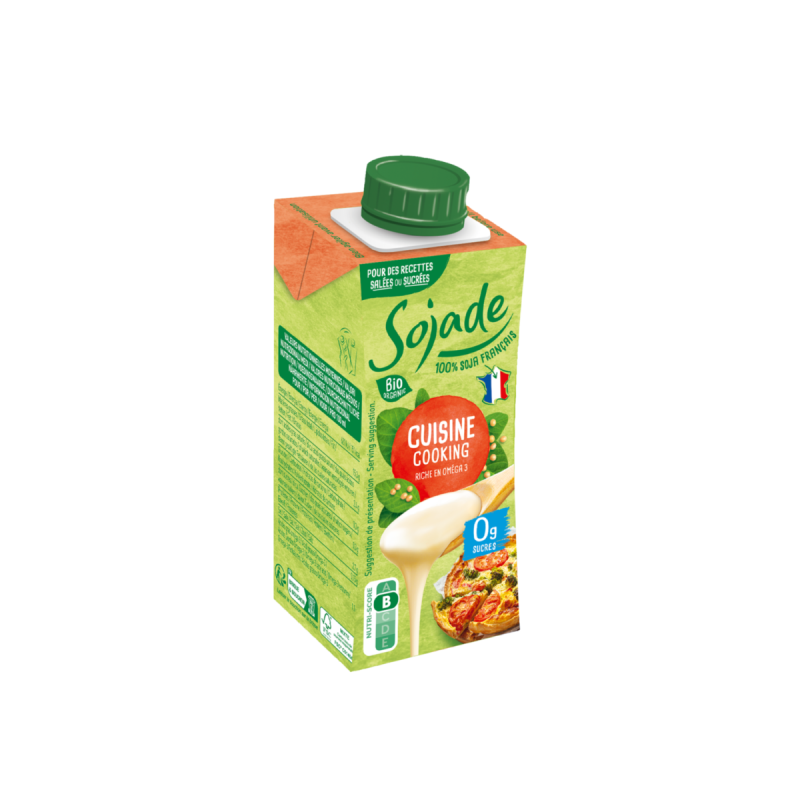 CREMA PARA COCINAR DE SOJA ECOLÓGICA 200ML SOJADE