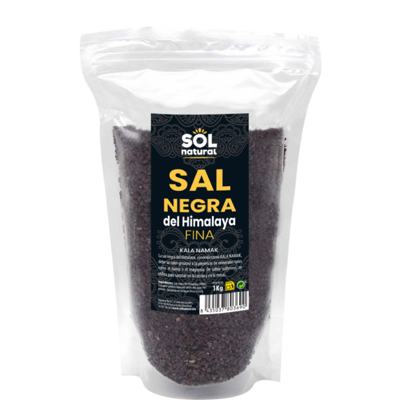 SAL NEGRA FINA HIMALAYA 1KG SOL NATURAL
