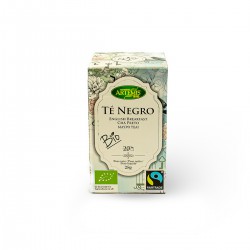TÉ NEGRO BIO 20 BOLSITAS FILTROS ARTEMIS