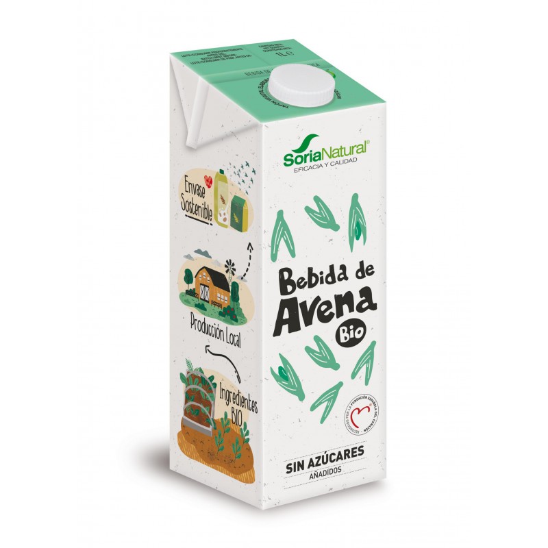 Bebida de avena ecológica Soria Natural