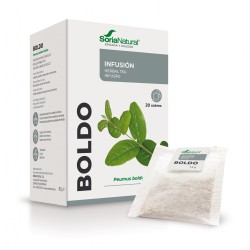 Caja de Boldo Soria Natural en 20 bolsitas filtro para infusión digestiva y hepática