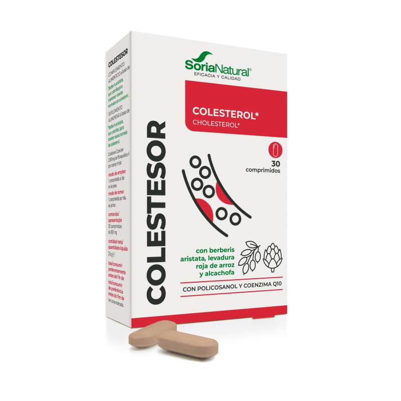 Caja de Colestesor de Soria Natural para el control natural del colesterol y triglicéridos.