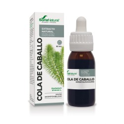 Extracto líquido de Cola de Caballo Fórmula XXI de Soria Natural en gotas para la retención de líquidos.