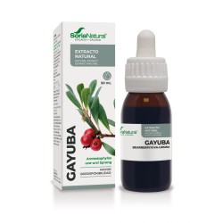 Frasco de Extracto de Gayuba XXI de Soria Natural de 50ml indicado para tratar la cistitis y proteger las vías urinarias.