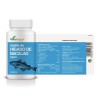 Bote de Higabac Soria Natural con detalle de los ingredientes 125 perlas de aceite de hígado de bacalao en Ecotiendaverde