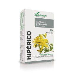 Caja de Hipérico Soria Natural en cápsulas vegetales de liberación sostenida para el equilibrio emocional