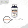Envase del magnesio total de Pinisan con comprimidos visibles