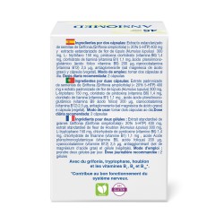 Caja de Bioserum cápsulas donde se pueden leer los ingredientes