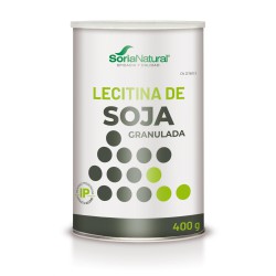 Bote de Naturcitina lecitina de soja granulada Soria Natural de 400 gramos para la memoria y el colesterol