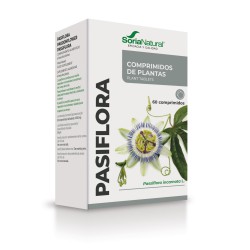 Comprimidos de Pasiflora de Soria Natural para combatir el insomnio y reducir la ansiedad de forma natural.