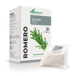 Caja de Romero Soria Natural en 20 filtros para infusión energizante, digestiva y hepática