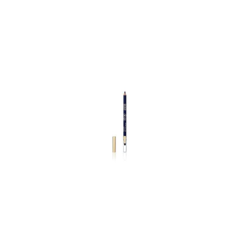 Lápiz de ojos natural Annemarie Börlind tono Marine Blue 19 azul marino con esponja difuminadora