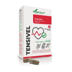 Cápsulas vegetales de liberación prolongada Tensivel de Soria Natural para el equilibrio cardiovascular y control de la tensión