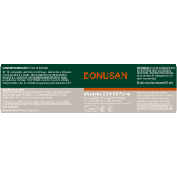 Vitamina D3 y K2 Forte Bonusan