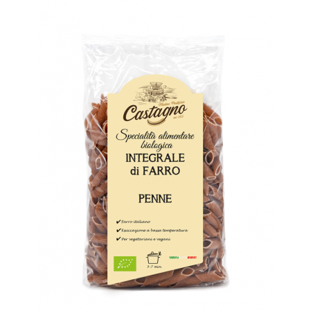 Plumas de espelta integral ecológicas Castagno