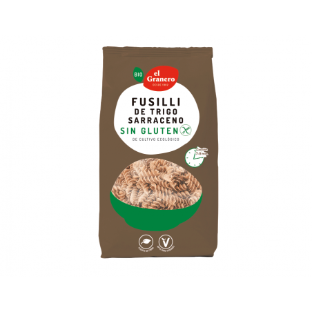 Fusilli de trigo sarraceno ecológico El Granero