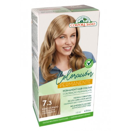 Tinte rubio dorado 7.3 Corpore Sano