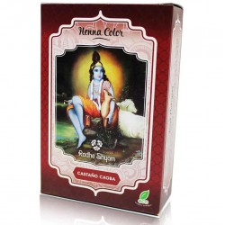 Henna Castaño Caoba en polvo Radhe Shyam