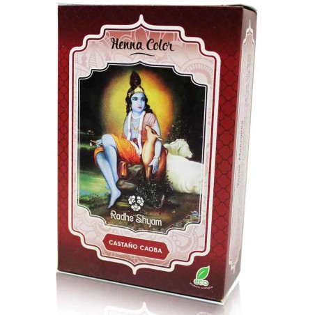Henna Castaño Caoba en polvo Radhe Shyam