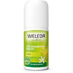 Desodorante roll-on citrus Weleda sin sales de aluminio