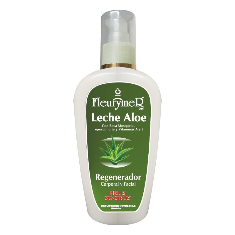 Leche corporal y facial Regeneradora Aloe Fleurymer