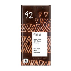 Chocolate negro con un 92% de cacao ecológico Vivani