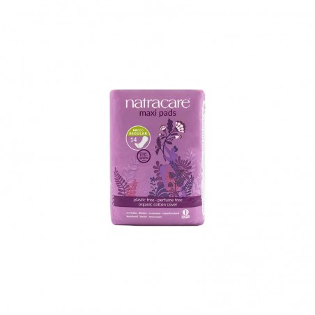 Compresas Natracare maxi para flujo regular