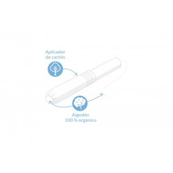 Tampones Natracare Regular | 100% Algodón Orgánico y Sin Plástico
